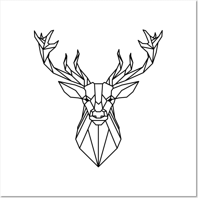 Deer Line Wall Art by Mako Design 